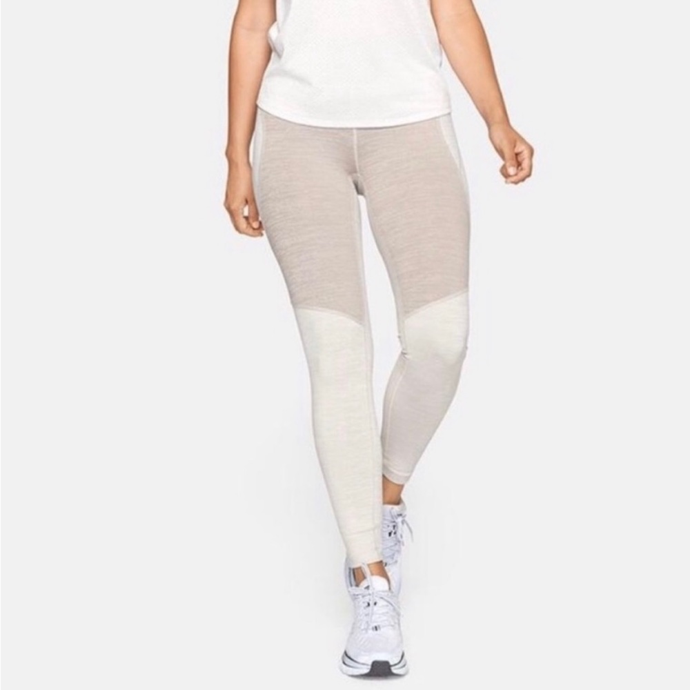 Outdoor voices tech sweat two tone colorblock 7/8 leggings - Picture 2 of 14